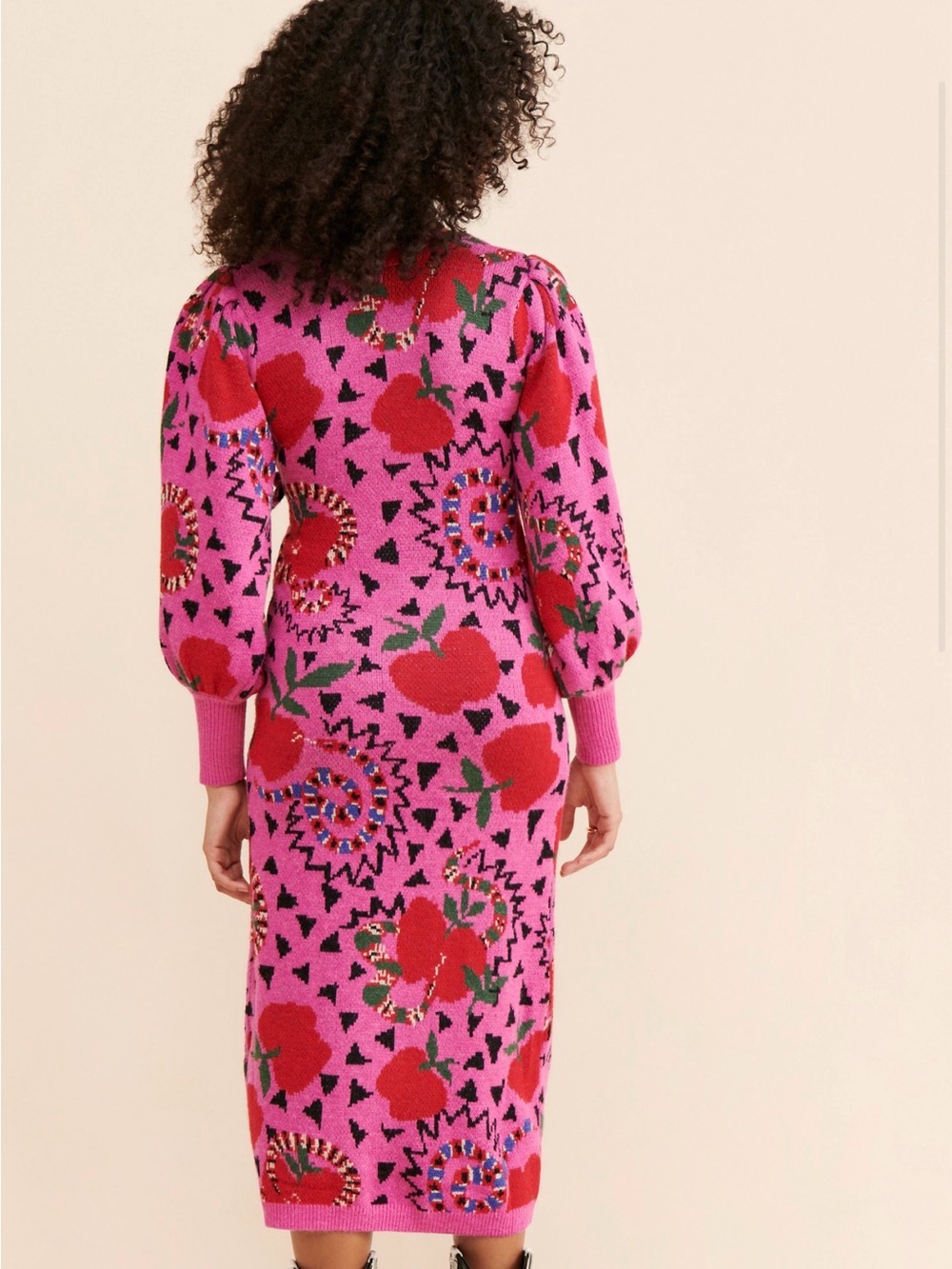 FARM Rio Snake Fruit Sweater Dress - Picture 5 of 9